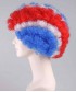 Red Blue Party Afro Wig